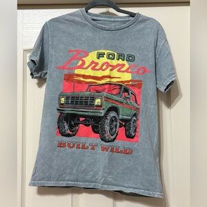 Ford Gray Tee with Vibrant Bronco Design